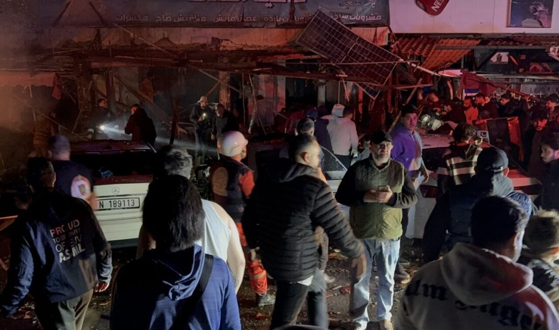 BEYRUT (AA) – İsrail ordusu, Lübnan'ın güneyindeki Sayda kentinin sahil