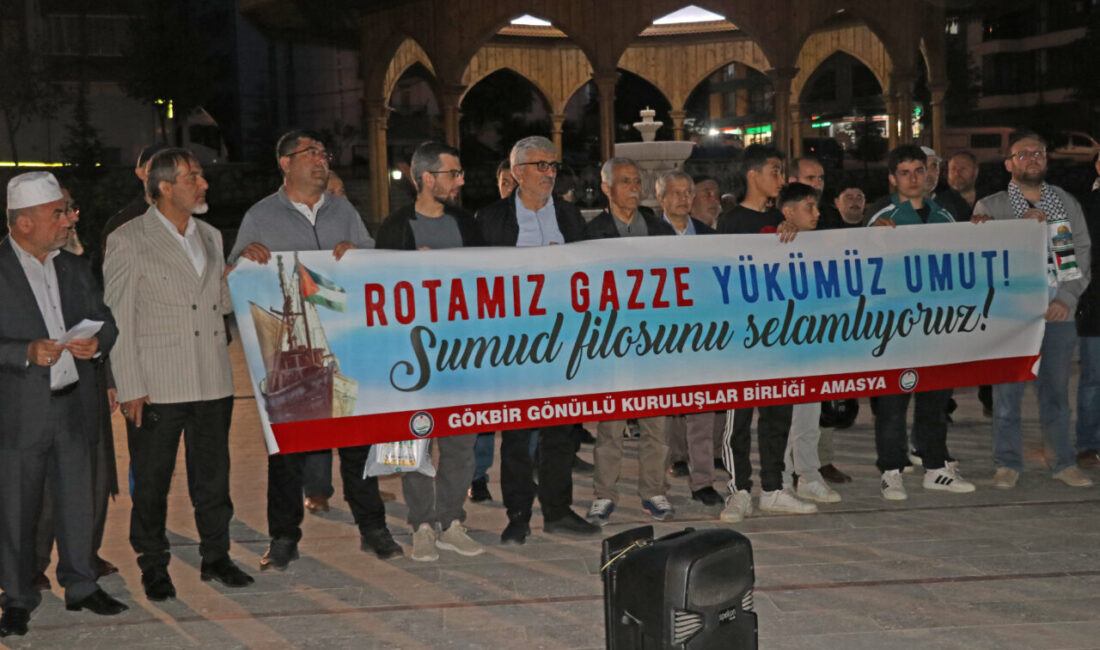 AMASYA (AA) – Amasya'da vatandaşlar, Gazze'ye insani yardım ulaştırmak amacıyla