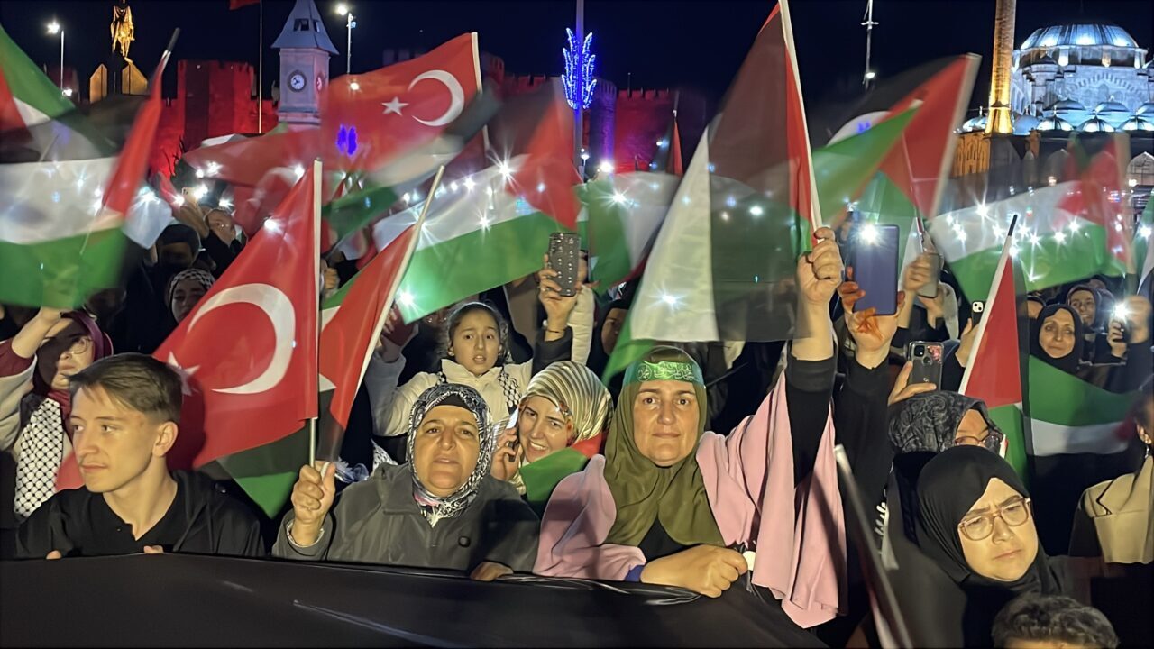 KAYSERİ (AA) – Kayseri'de, İsrail'de Filistinli esirlere uygulanması öngörülen idam