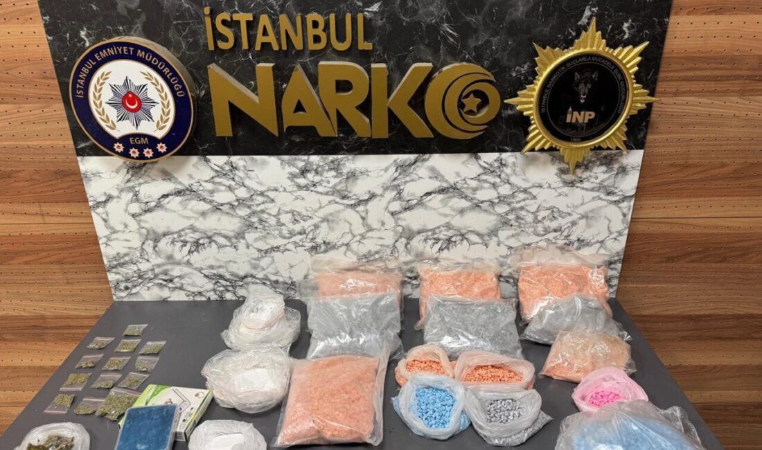 İSTANBUL (AA) – İstanbul'un Maltepe ilçesinde çok sayıda uyuşturucunun ele