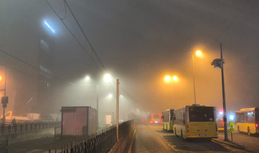 İSTANBUL (AA) – İstanbul'un Avrupa Yakası'nda bazı ilçelerde sis etkili