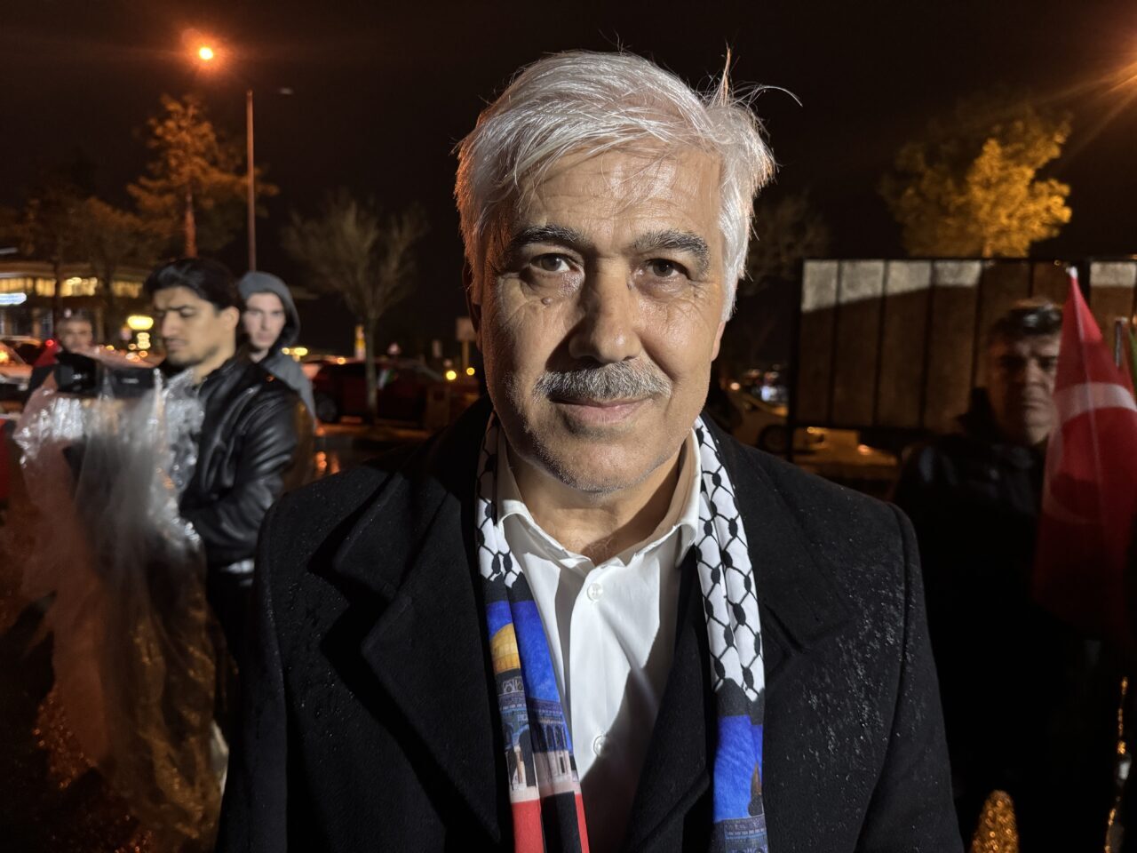 KAHRAMANMARAŞ (AA) – Kahramanmaraş'ta bir araya gelen vatandaşlar, İsrail'in Filistinli