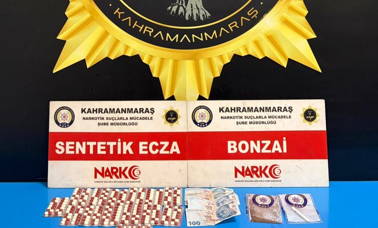 KAHRAMANMARAŞ (AA) – Kahramanmaraş'ta uyuşturucu operasyonunda gözaltına alınan şüpheli tutuklandı.