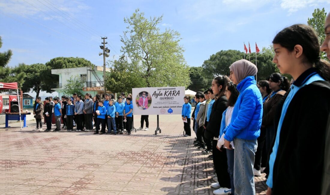 MANİSA (AA) – Kahramanmaraş'ta 15 Nisan'da Ayser Çalık Ortaokulu'na gerçekleştirilen