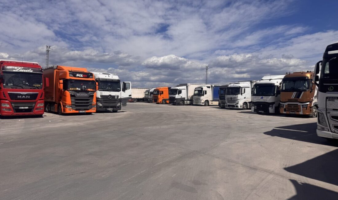 EDİRNE (AA) – Kapıkule Sınır Kapısı'nda tır şoförleri, uzun bekleme