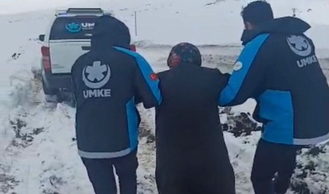 KARS (AA) – Kars'ın Kağızman ilçesinde kar ve tipi nedeniyle