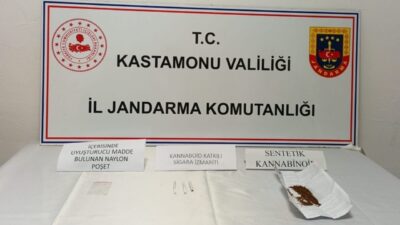 KASTAMONU (AA) – Kastamonu'da düzenlenen uyuşturucu operasyonunda 5 zanlı gözaltına