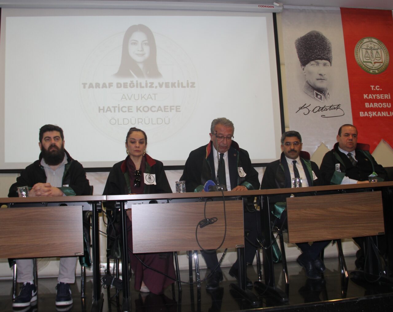 KAYSERİ (AA) – Kayseri’de avukatlar, Bursa’nın Gürsu ilçesinde meslektaşları Hatice