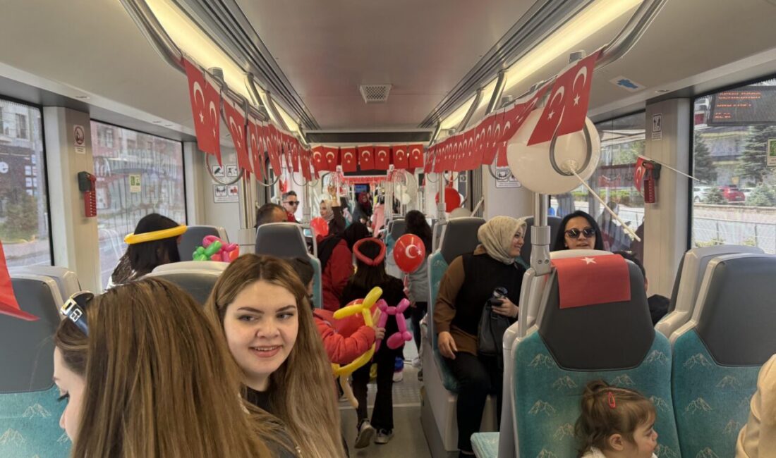 KAYSERİ (AA) – Kayseri'de "Çocuk Treni", 23 Nisan Ulusal Egemenlik
