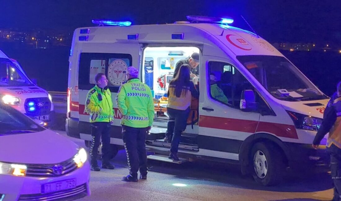 KIRIKKALE (AA) – Kırıkkale'de tır ile otomobilin çarpışması sonucu yaralanan