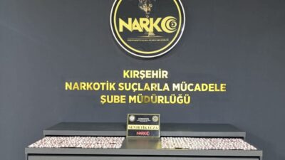 KIRŞEHİR (AA) – Kırşehir'de düzenlenen uyuşturucu operasyonunda, 1176 sentetik uyuşturucu
