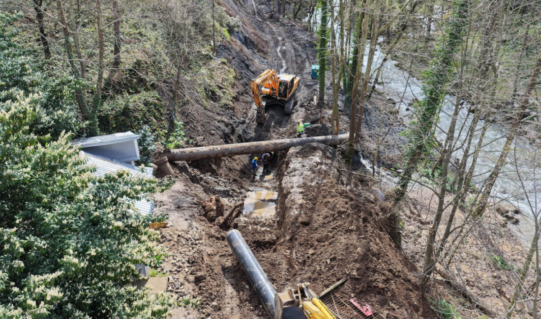 KOCAELİ (AA) – Kocaeli'nin Başiskele ilçesinde üst kotlardaki doğal kaynak