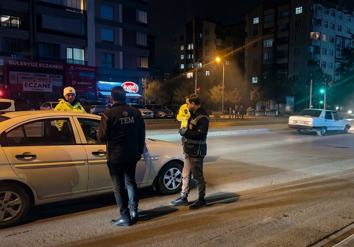 KONYA (AA) – Konya'da polis ekiplerinin geniş kapsamlı denetimlerinde 5