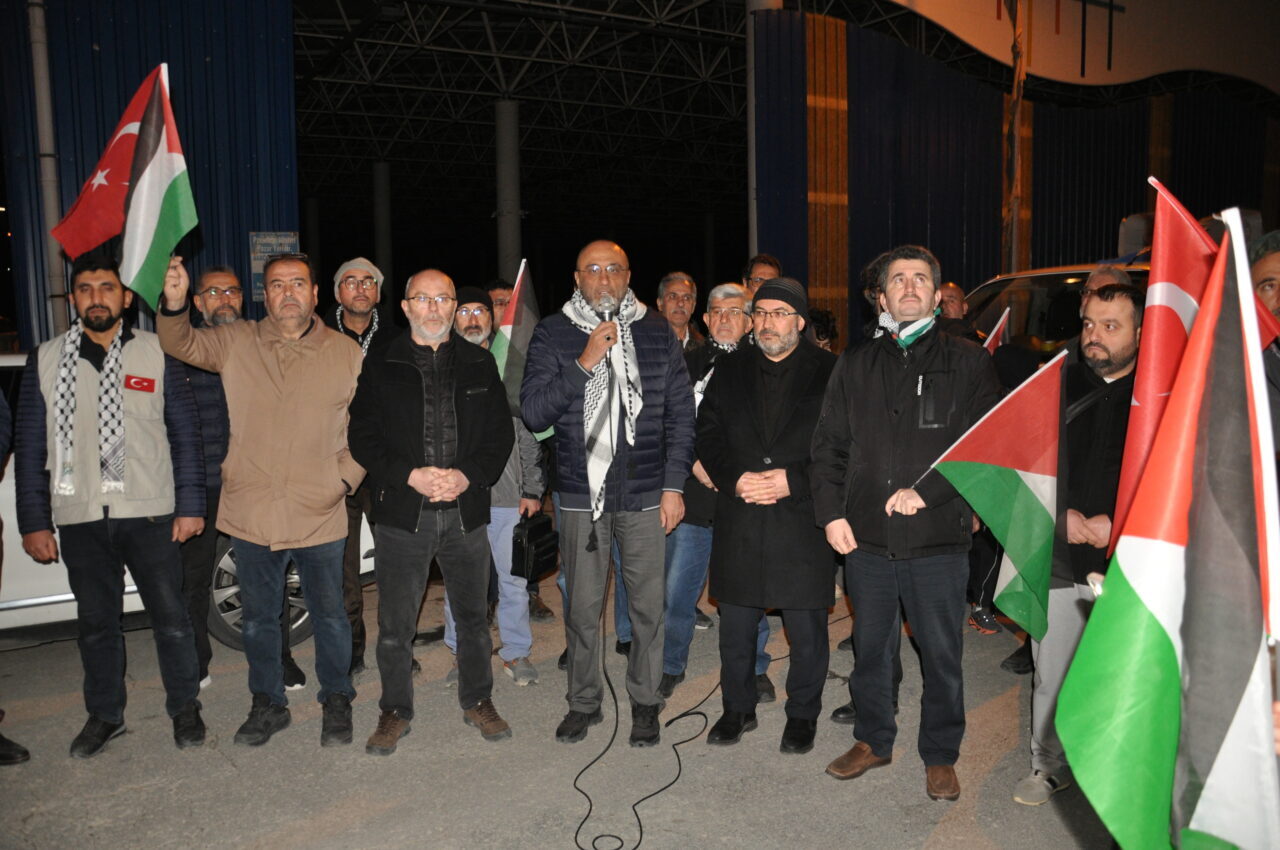 KÜTAHYA (AA) – Kütahya'da, İsrail meclisinin Filistinli esirlere uygulanması öngörülen