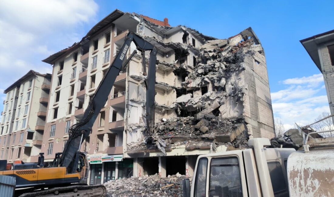 MALATYA (AA) – Malatya'nın Doğanşehir ilçesinde, 6 Şubat 2023'te meydana