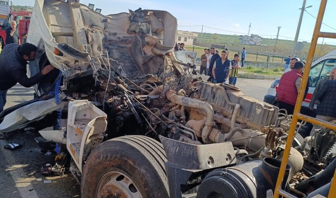 MARDİN (AA) – Mardin'in Midyat ilçesinde tırla çarpışan kamyonun sürücüsü