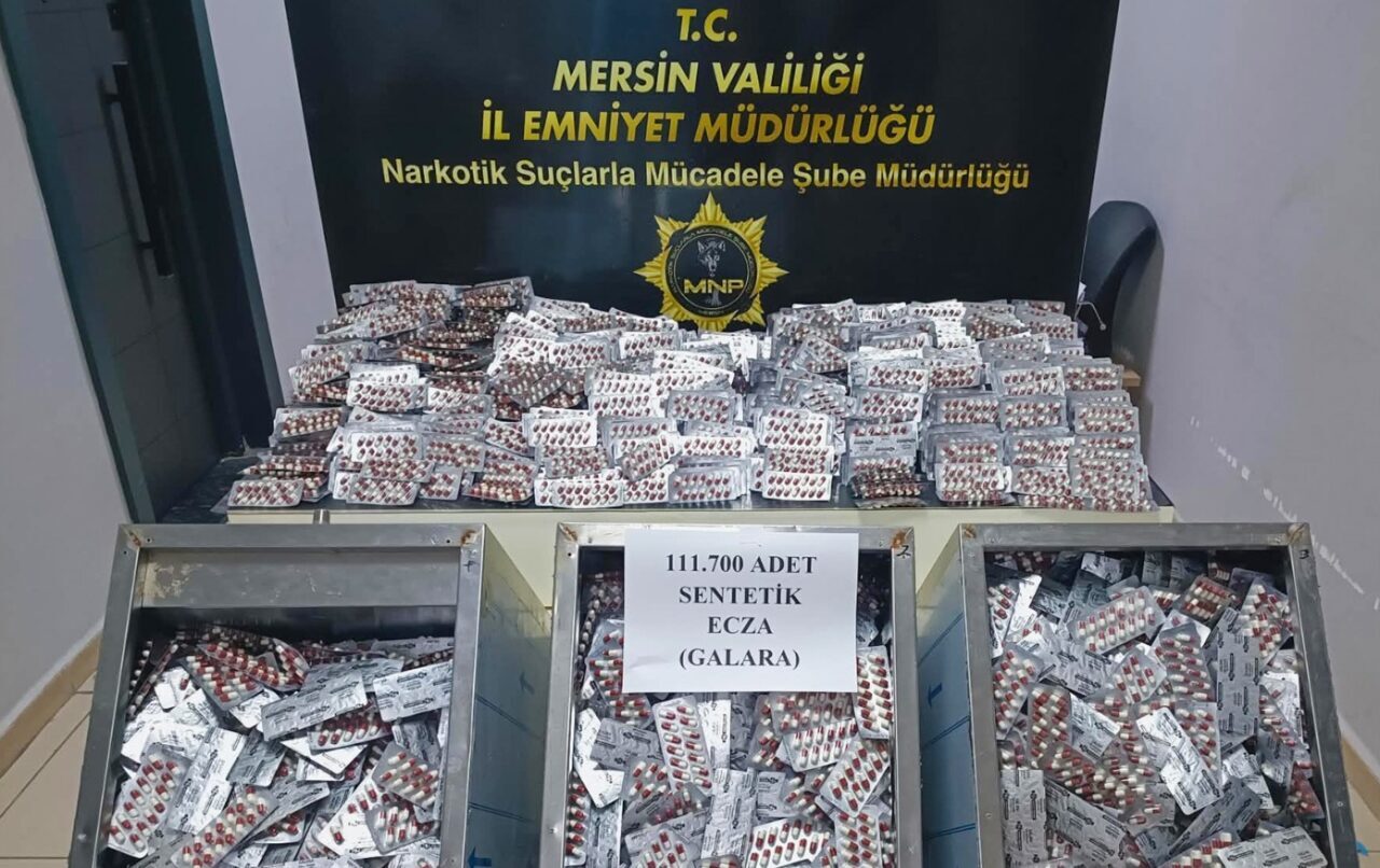 MERSİN (AA) – Mersin'in Akdeniz ilçesinde 111 bin 700 sentetik