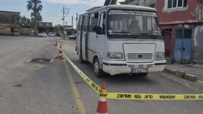 MERSİN (AA) – Mersin'in Tarsus ilçesinde babasının geri manevra yaptığı