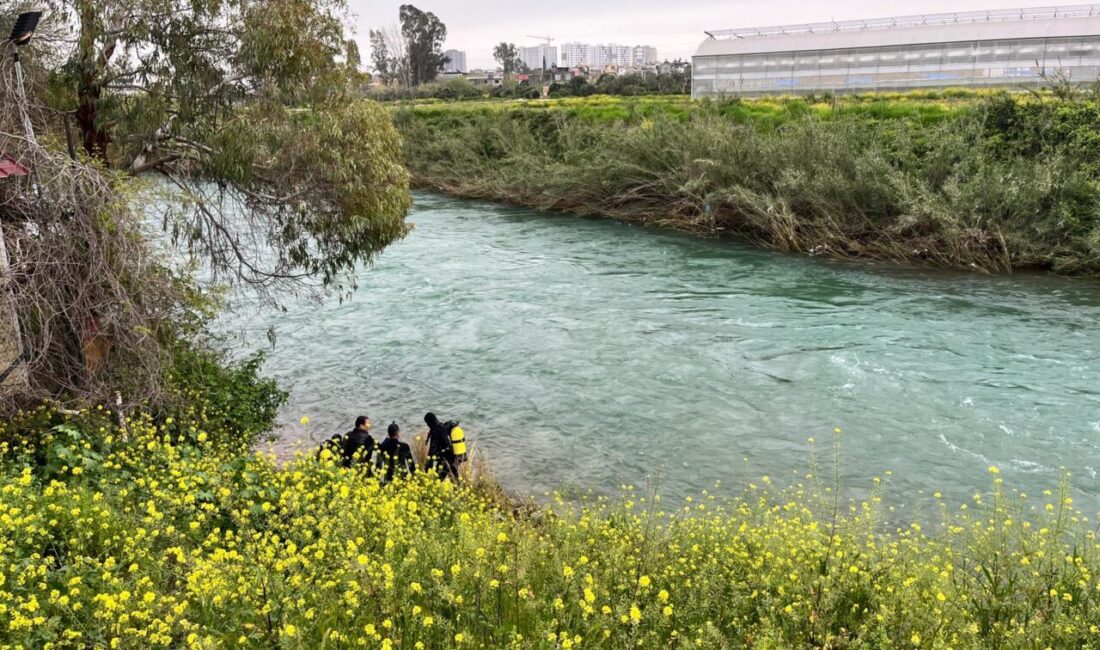 MERSİN (AA) – Mersin'in Tarsus ilçesinde şelaleye girdikten sonra kaybolan