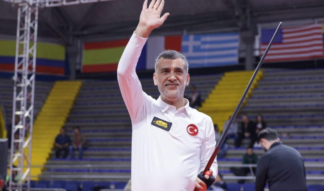 ANKARA (AA) – Milli bilardocu Tayfun Taşdemir, 3 Bant Bilardo