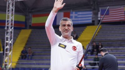 ANKARA (AA) – Milli bilardocu Tayfun Taşdemir, 3 Bant Bilardo