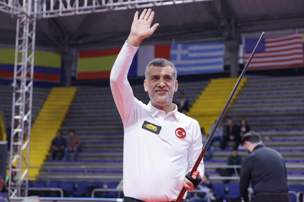 ANKARA (AA) – Milli bilardocu Tayfun Taşdemir, 3 Bant Bilardo