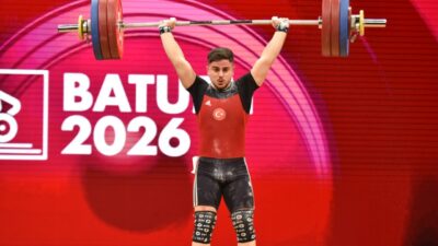 ANKARA (AA) – Milli halterci Kaan Kahriman, Avrupa Halter Şampiyonası'nda