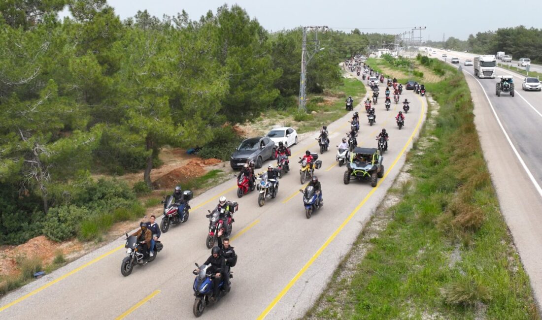 ADANA (AA) – Adana Kulüpler Birliği ve motosiklet kulüpleri öncülüğünde
