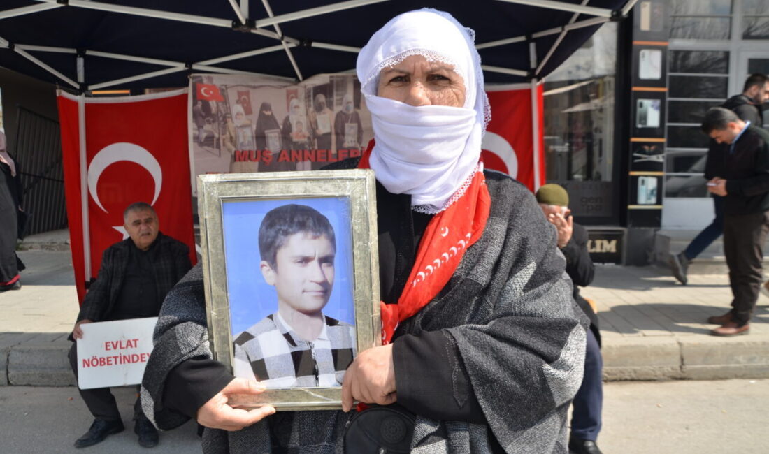 MUŞ (AA) – Muş'ta çocukları terör örgütü PKK tarafından kaçırılan