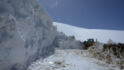 MUŞ/BİTLİS – Muş ve Bitlis'te İl Özel İdaresine bağlı ekipler,