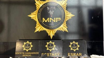 MUŞ (AA) – Muş'ta polis ekiplerince düzenlenen uyuşturucu operasyonunda 9