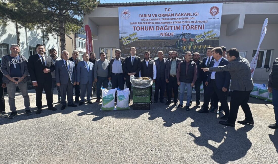 NİĞDE (AA) – Niğde'de, Tarım ve Orman Bakanlığının Tarım Arazilerinin