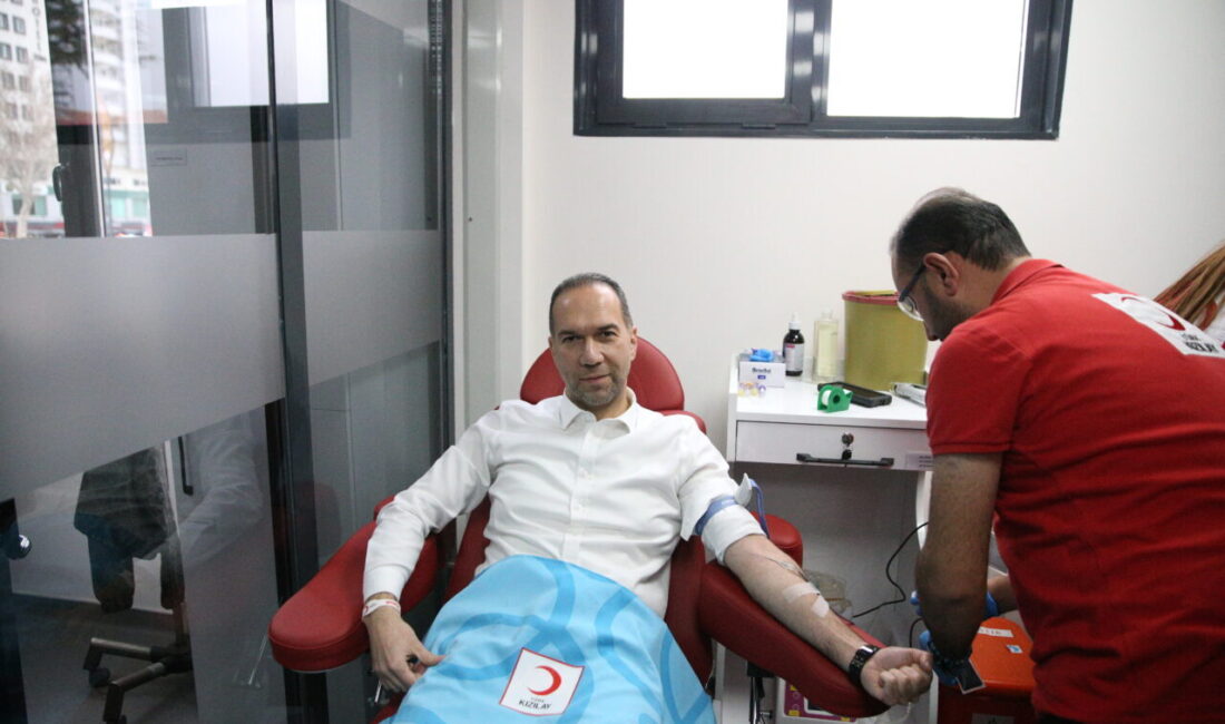 NİĞDE (AA) – Niğde'de hayırsever tarafından yaptırılan Türk Kızılay Kan