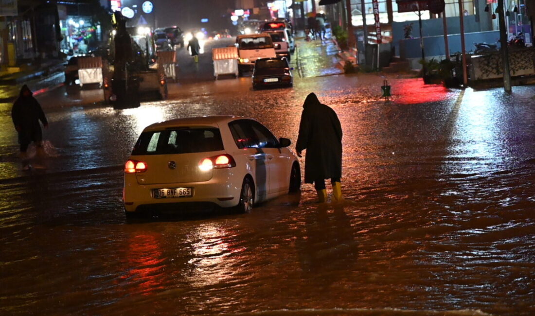 OSMANİYE (AA) – Osmaniye'de etkili olan sağanakta Bülbül Deresi ve