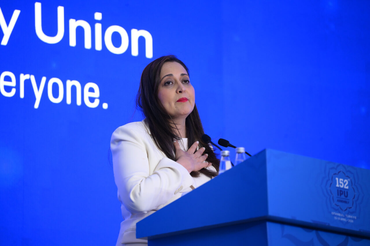 İSTANBUL (AA) – Parlamentolar Arası Birlik'in (PAB) 152. Genel Kurulu