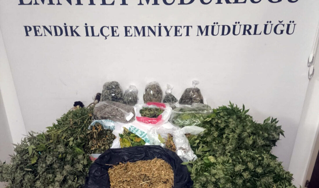 İSTANBUL (AA) – Pendik'te düzenlenen operasyonda 10 kilo 65 gram