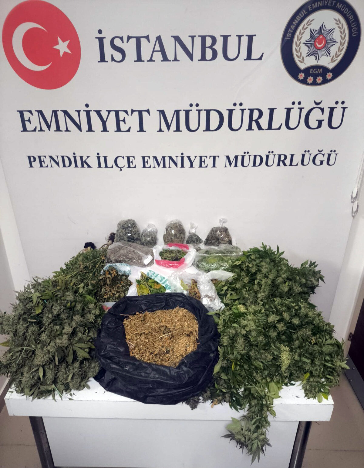 İSTANBUL (AA) – Pendik'te düzenlenen operasyonda 10 kilo 65 gram