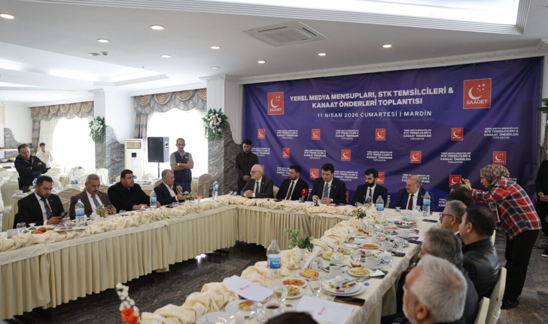 MARDİN (AA) – Saadet Partisi Genel Başkanı Mahmut Arıkan, Mardin'de