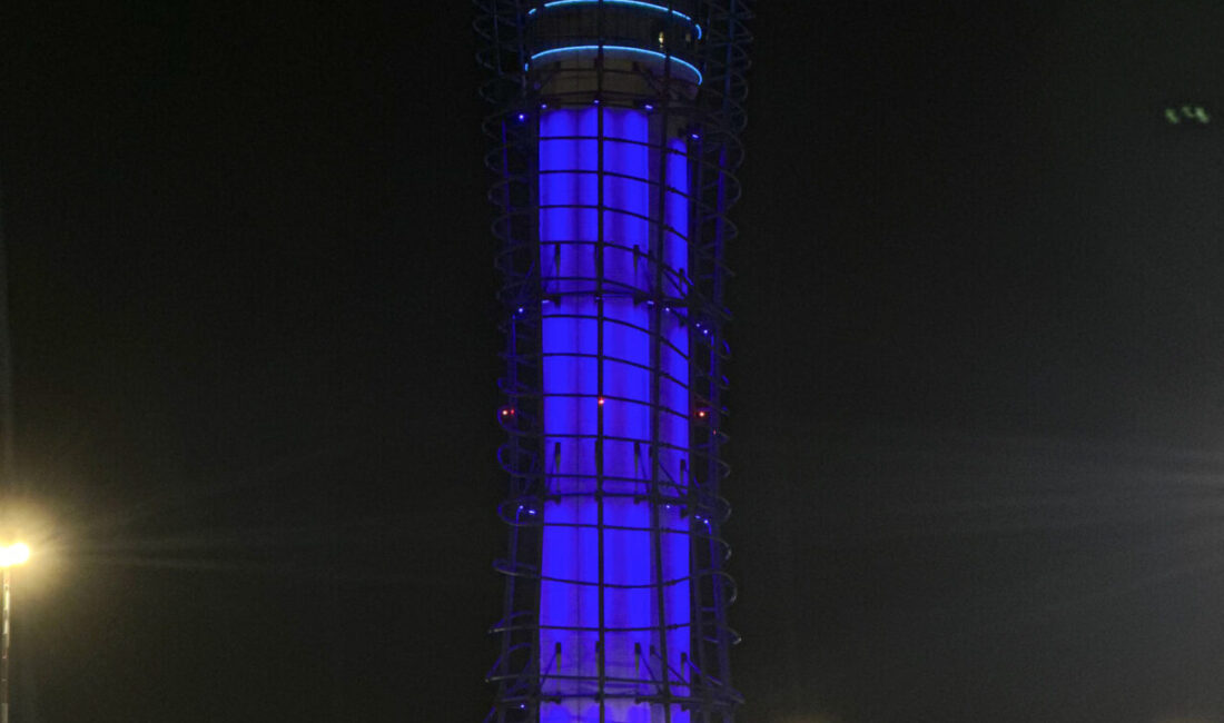 İSTANBUL (AA) – Sabiha Gökçen Havalimanı Hava Trafik Kontrol Kulesi,