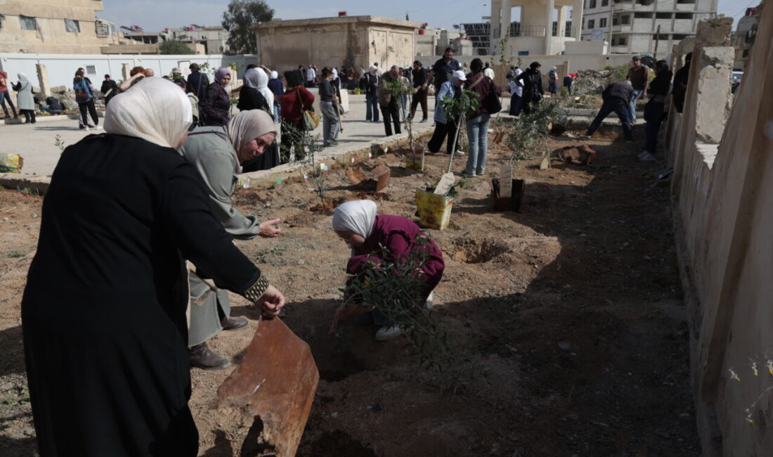 ŞAM (AA) – Suriye’nin başkenti Şam’a bağlı Darayya ilçesinde hayata