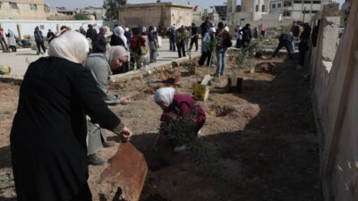 ŞAM (AA) – Suriye’nin başkenti Şam’a bağlı Darayya ilçesinde hayata