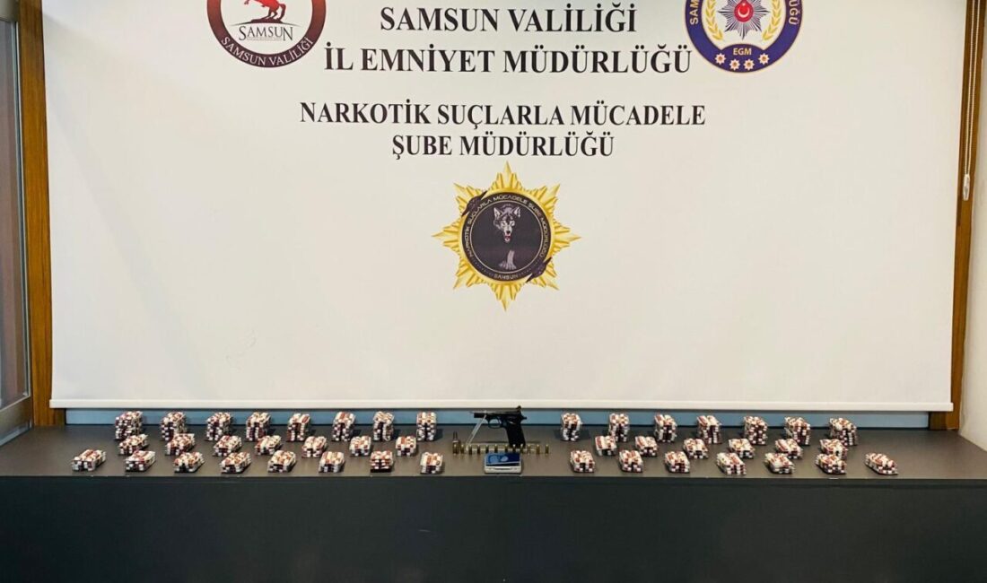 SAMSUN (AA) – Samsun'da düzenlenen operasyonda 18 bin 452 uyuşturucu