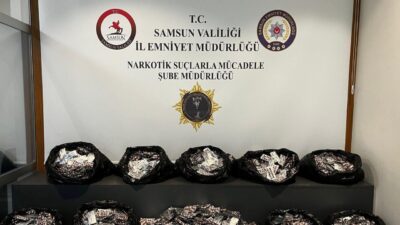 SAMSUN (AA) – Samsun'da düzenlenen operasyonda 44 bin 800 uyuşturucu