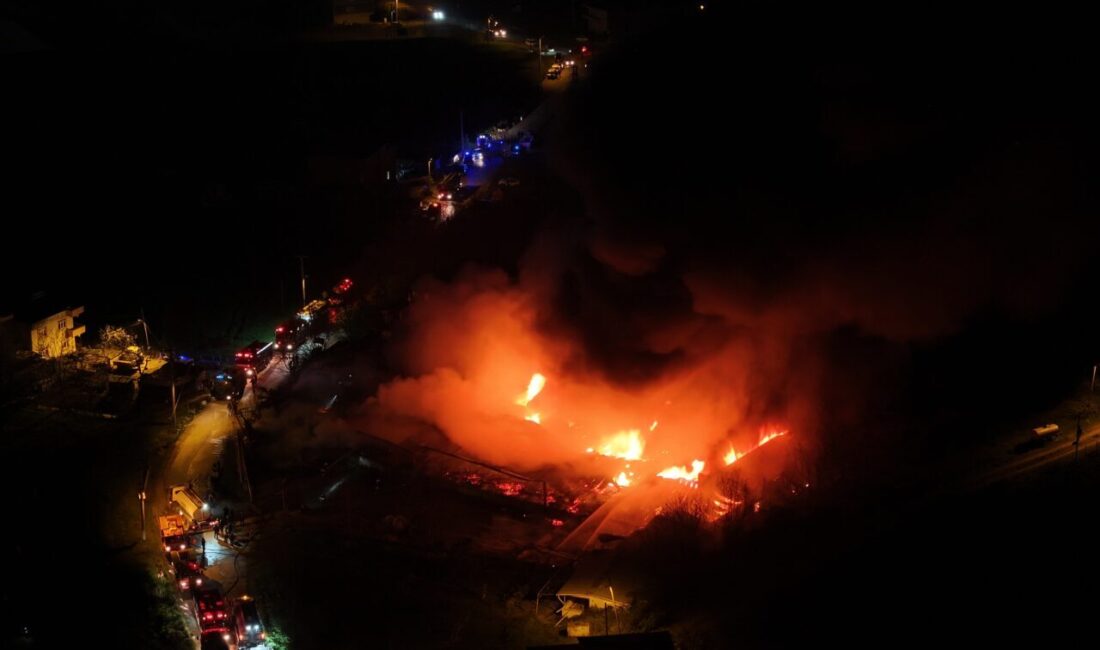 SAMSUN (AA) – Samsun'un İlkadım ilçesinde bir depoda çıkan yangın