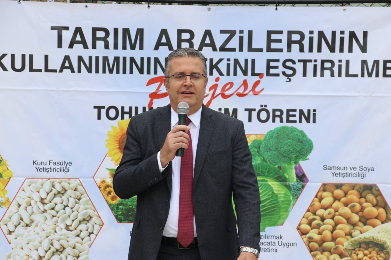 SAMSUN (AA) – Samsun'da ayçiçeği, kuru fasulye ile kanola tohumu