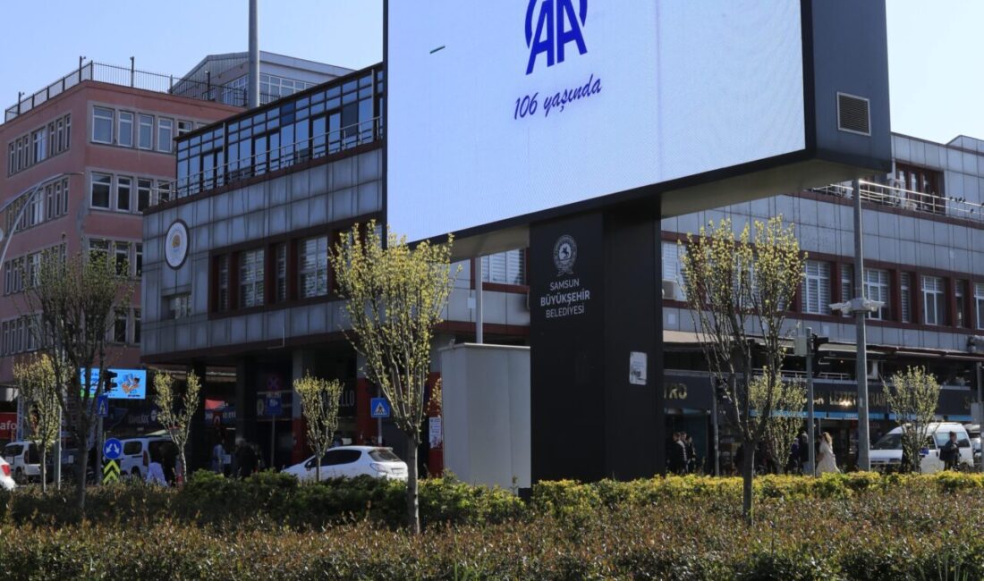 SAMSUN (AA) – Samsun Büyükşehir Belediyesi, Anadolu Ajansının (AA) 106.