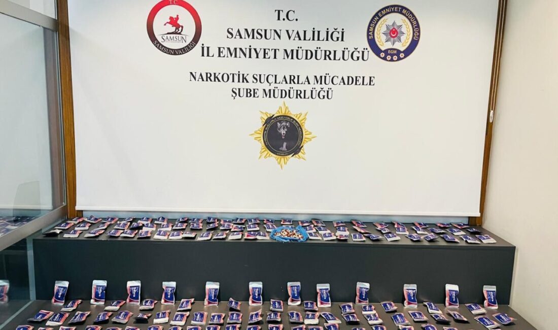 SAMSUN (AA) – Samsun'un İlkadım ilçesinde düzenlenen uyuşturucu operasyonunda, ikametinde