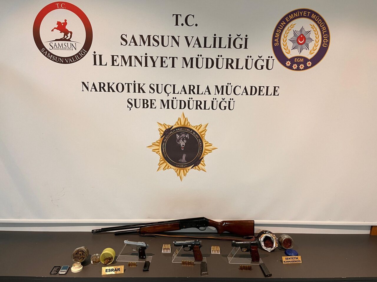 SAMSUN (AA) – Samsun'un İlkadım ilçesinde düzenlenen operasyonda uyuşturucu madde