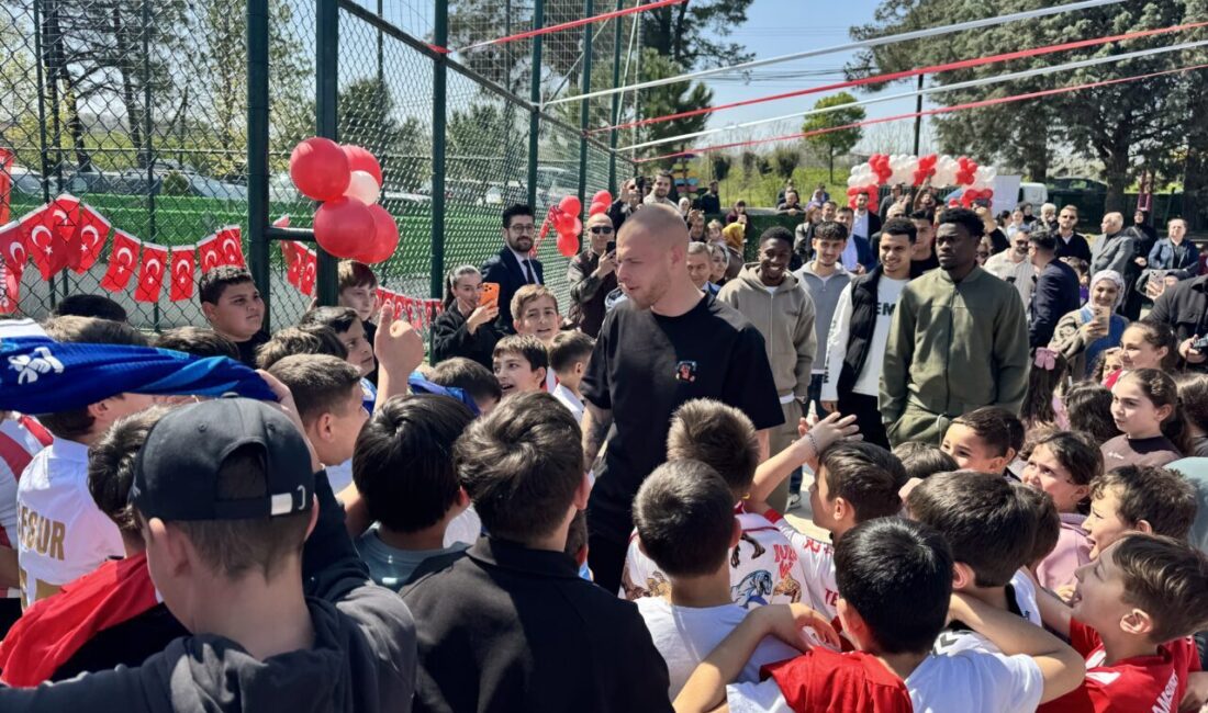 SAMSUN (AA) – Samsunspor Kulübü, Tekkeköy ilçesinde kırsalda bulunan Kahyalı