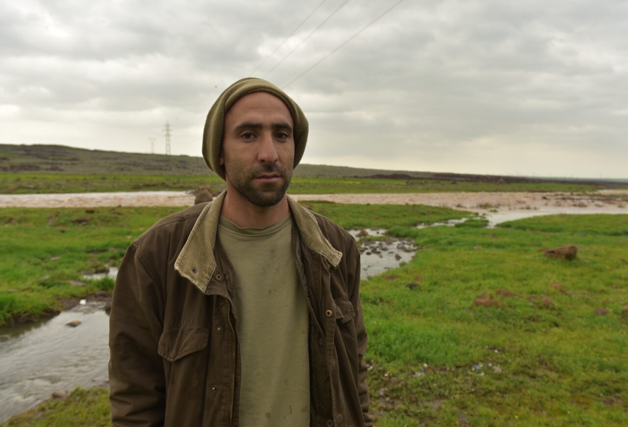 ŞANLIURFA (AA) – Şanlıurfa'nın Siverek ilçesinde debisi aniden yükselen derede